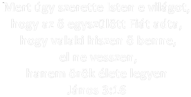 Biblia vers János 3:16